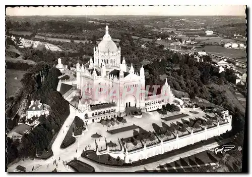 Moderne Karte La France Vue du Ciel Lisieux Calvados La Basilique