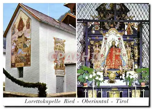 Moderne Karte Lorttokapelle Ried Oberinntal Tirol