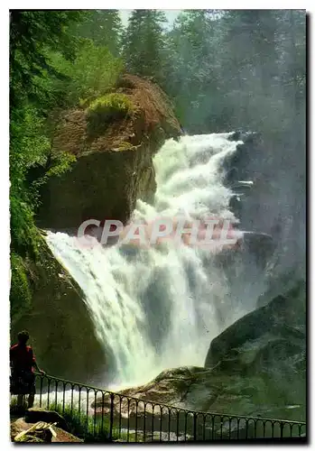 Cartes postales moderne Cauterets Route du Pont d'Espgane Cascade du Cerisey