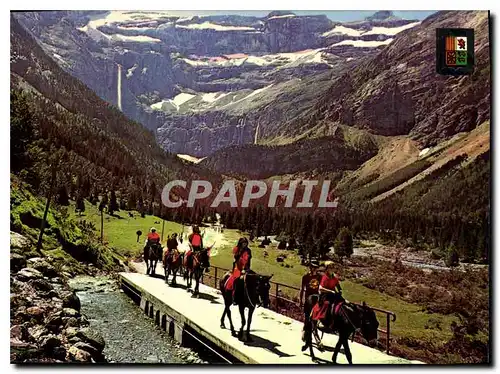 Moderne Karte Gavarnie Retour du Cirque