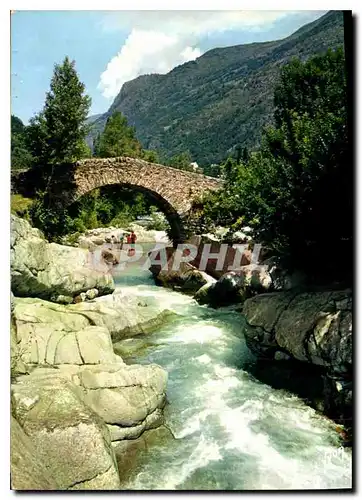 Moderne Karte Environs de Gavarnie Le Pont de Gedre