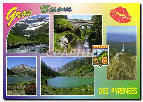 Cartes postales moderne Gavarnie Pont d'Espagne