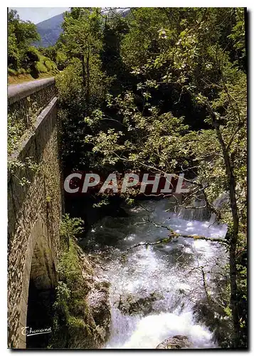 Moderne Karte Les Pyrenees Cadacde dans la Vallee d'Ossau