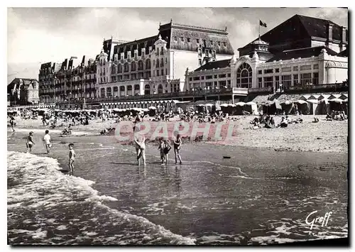 Cartes postales moderne En Normandie Cabourg Calvados Le Casino et la Plage