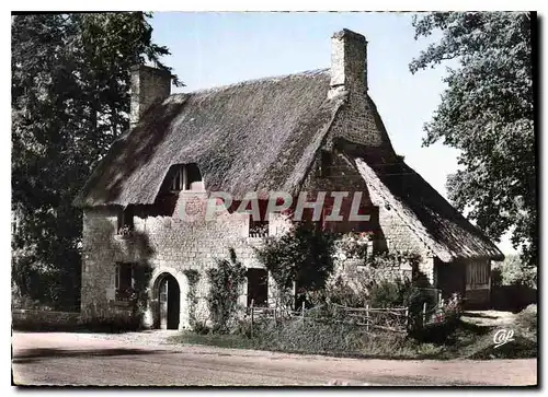 Cartes postales moderne La Luxuriante Normande Maison Normande au toit de chaume