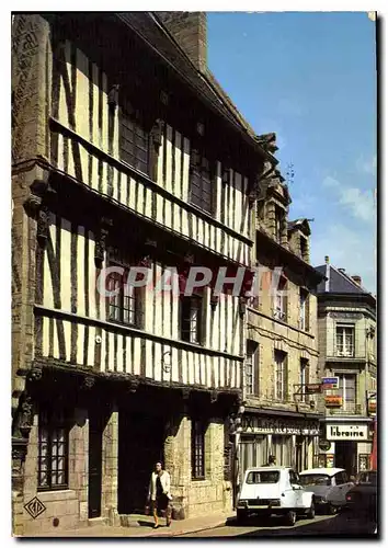 Moderne Karte Bayeux Vieille Maison dans la rue St Jean