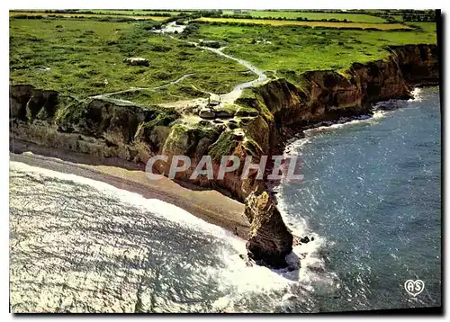 Moderne Karte Omaha Beach Calvados Criqueville en Bessin