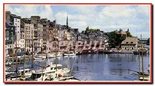 Moderne Karte Honfleur Calvados