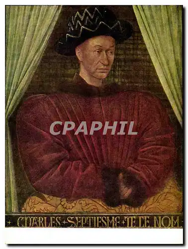 Cartes postales moderne Jehan Douquet Portrait de Charles VII