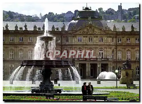 Moderne Karte Stuttgart Vor dem Neuren Schoss