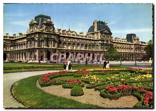 Cartes postales moderne Paris Le Louvre et ses jardins