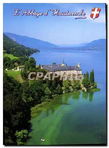 Cartes postales moderne Sur les rives du lac du Bourget Savoie L'Abbaye d'Hautecombe