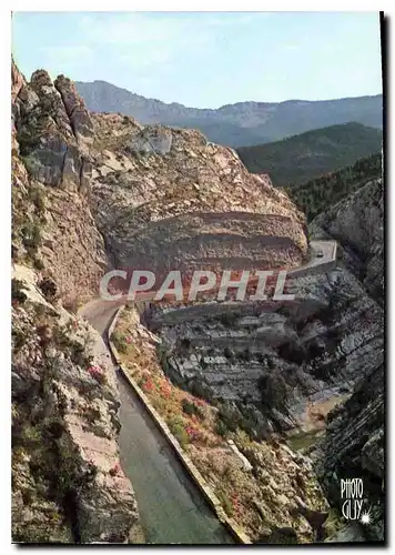 Moderne Karte Reflets de France Haute Provence Raoute Napoleon Les Clues de Toulanne entre Castellane et Digne