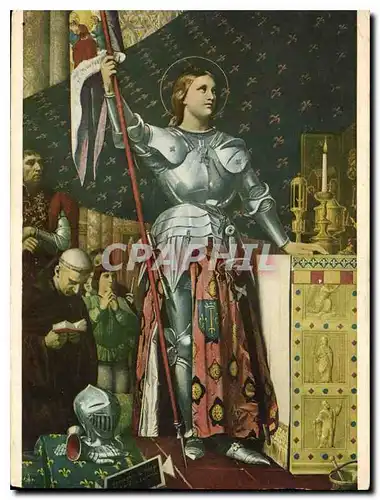 Cartes postales moderne Jeanne d'Arc JA Ingres Musee du Louvre Paris