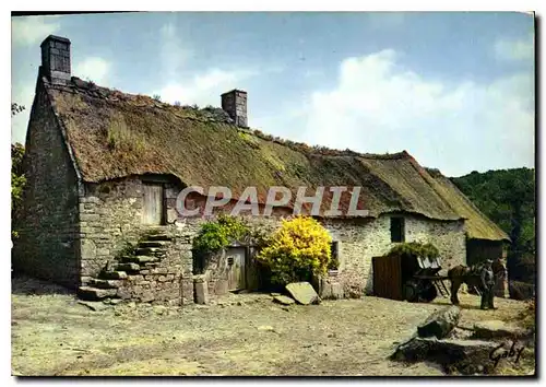 Moderne Karte Chaumieres de Bretagne