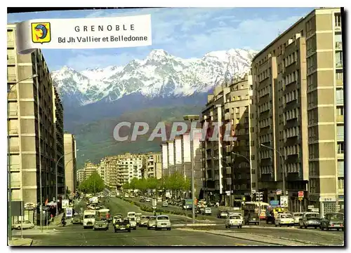 Cartes postales moderne Grenoble Les grands boulevards et Belledone