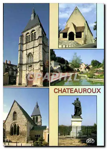 Cartes postales moderne Chateauroux Indre Eglise Saint Martial