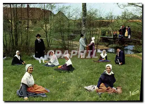 Moderne Karte La Ronde de Chartres Cercle laique Cueilette des coucous pres de la ferme du Petit Carcahu Fraze