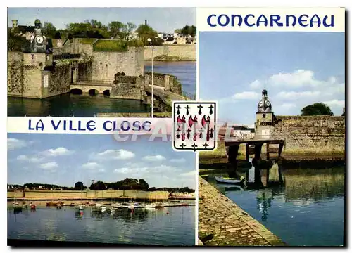 Cartes postales moderne La Bretagne en Couleurs Concarneau La Ville close et ses remparts