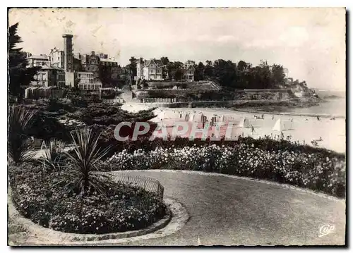 Moderne Karte Dinard Vue vers la Plage