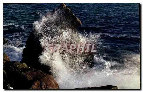 Cartes postales moderne La Bretagne en Couleurs Cote Sauvage du Croisic Tempete sur le Rocher de l'Ours