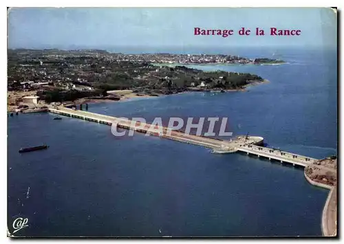 Cartes postales moderne Le barrage de la Rance La cote vers Dinard