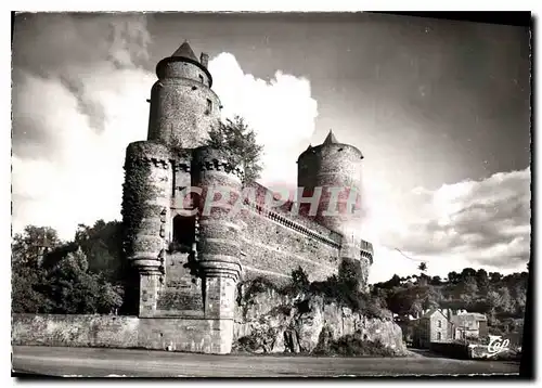 Moderne Karte Fougeres Le Chateau la poterne Tours Gobelin et Malusine