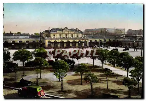 Cartes postales moderne Rennes Place de la Gare