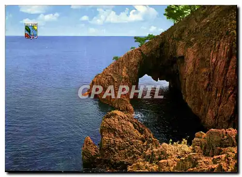 Cartes postales moderne Theoule Cote d'Azur French Riviera Les rochers rouges La Grotte de Gardanne