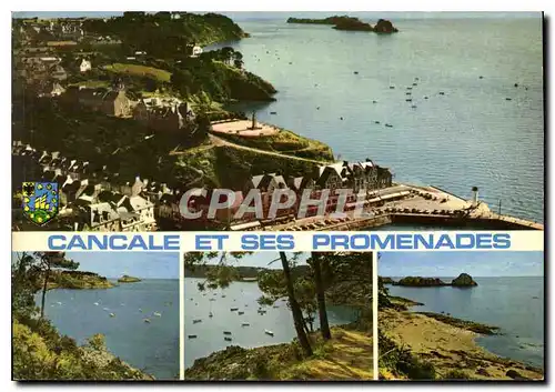 Cartes postales moderne Cancale Le Port La Cote Le rochers