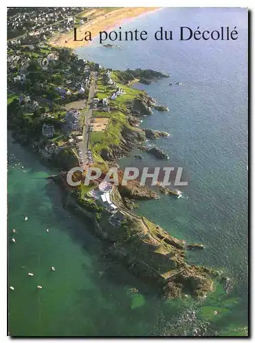 Cartes postales moderne La Bretagne En Couleurs Saint Lunaire Ille et Vilaine La pointe du Decolle Le Decolle Point Poin