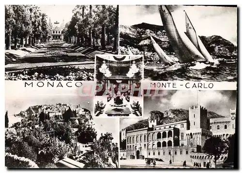 Cartes postales moderne La Principaute de Monaco Monaco Monte Carlo