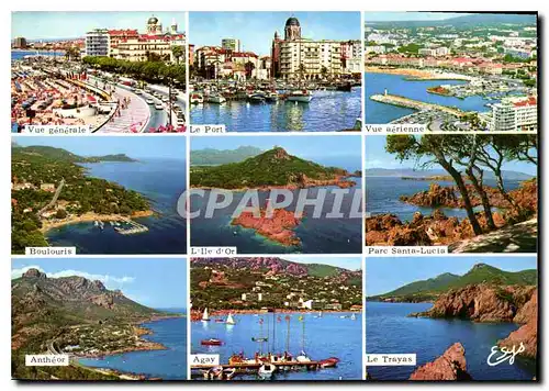 Cartes postales moderne La Cote d'Azur Varoise Saint Raphael et la Corniche d'Or