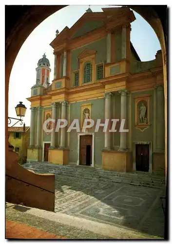 Cartes postales moderne Menton Alpes Maritimes L'Eglise Saint Michel XVII es