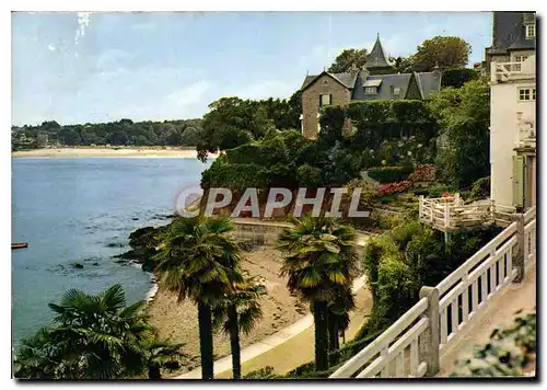 Moderne Karte Dinard Promenade au Clairde Lune La Plage du Prieure