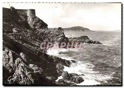 Cartes postales moderne En Bretgane Cote d'Emeraude Saint Lunaire Ille et Vilaine Les Remparts a la Pointe du Decolle