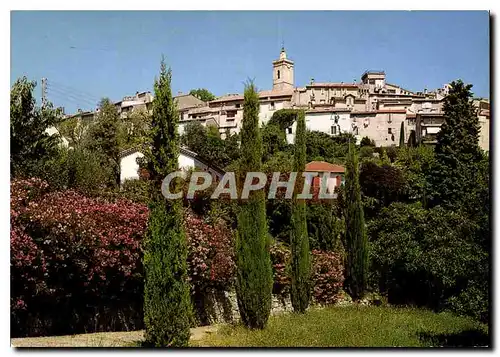 Cartes postales moderne Mougins sur la route de Cannes a Grasse Vue generale