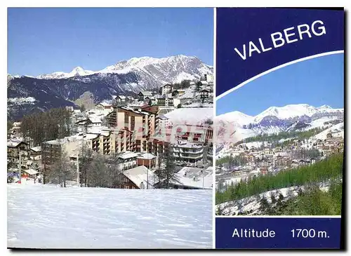 Cartes postales moderne Les Alpes Maritimes Valberg