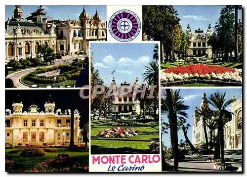 Cartes postales moderne Reflets de la Cote d'Azur Monte Carlo La Casino