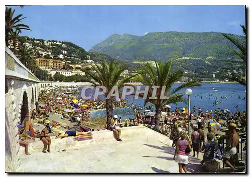 Cartes postales moderne La Cote d'Azur Menton Les Sablettes Plages