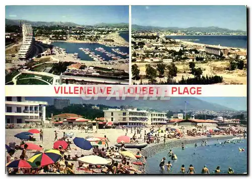 Cartes postales moderne La Cote d'Azur Villenueve Loubet Plage