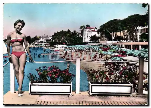 Cartes postales moderne La Cote d'Azur Juan les Pins La Plage