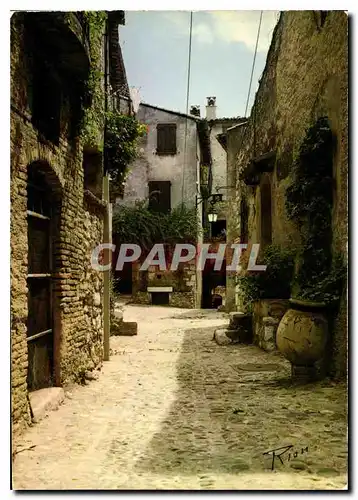 Moderne Karte La Cote d'Azur inoubliable haut de Cagnes Vieille rue