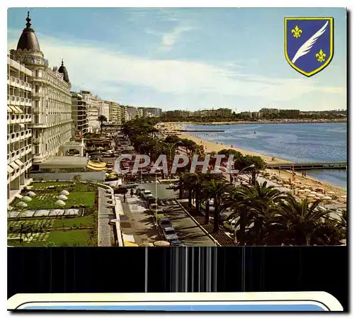 Cartes postales moderne La Cote d'Azur inoubliable Cannes La Croisette