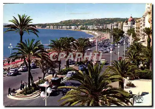 Moderne Karte La Cote d'Azur Nice La Promenade des Anglais