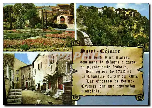 Moderne Karte Saint Cezaire sur Siagne