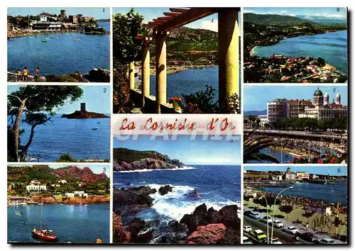 Cartes postales moderne La Cote d'Azur La Corniche d'Or