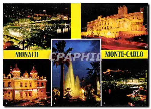 Cartes postales moderne Couleurs et Lumiere de France La Cote d'Azur miracle de la nature Principaute de Monaco