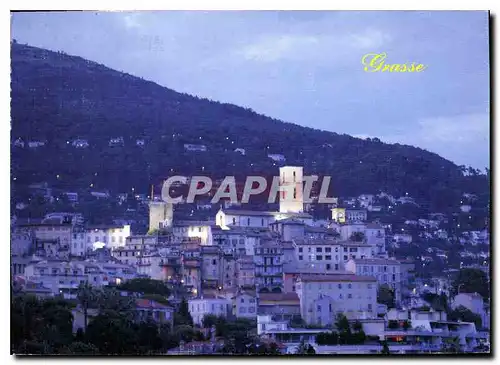 Cartes postales moderne Grasse Capitale des parfums La ville illuminee