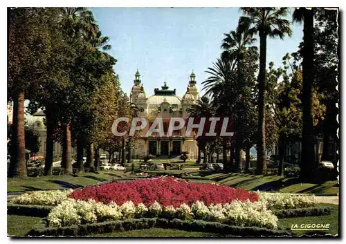 Cartes postales moderne Reflets de la Cote d'Azur Monte Carlo Le Casino et les Jardins